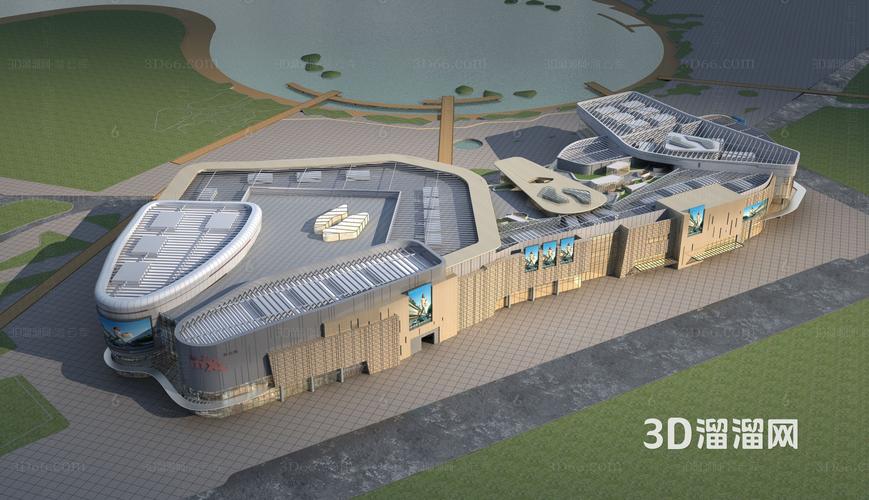 现代 商业楼 商业综合体3d模型